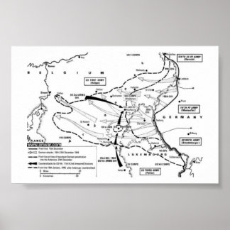 Schlacht um die Bulge Poster