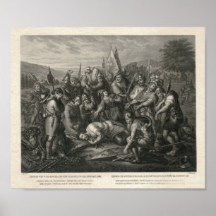 Schlacht um die heroische Schweizer Geschichte von Poster