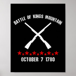 Schlacht um die Könige Revolutionskrieg 1780 Poster