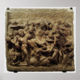 Schlacht um die Lapiths und die Jahrhunderte von M Poster