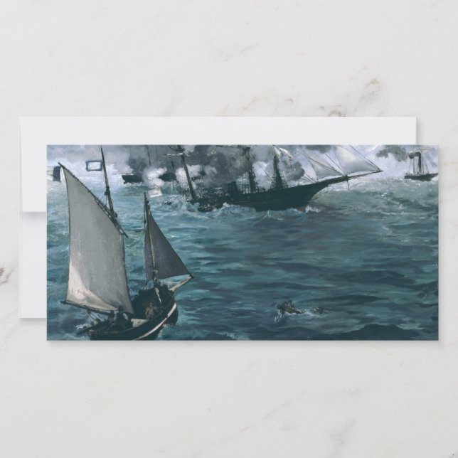 Schlacht um die USS Kearsarge und CSS Alabama Mane (Vorderseite)