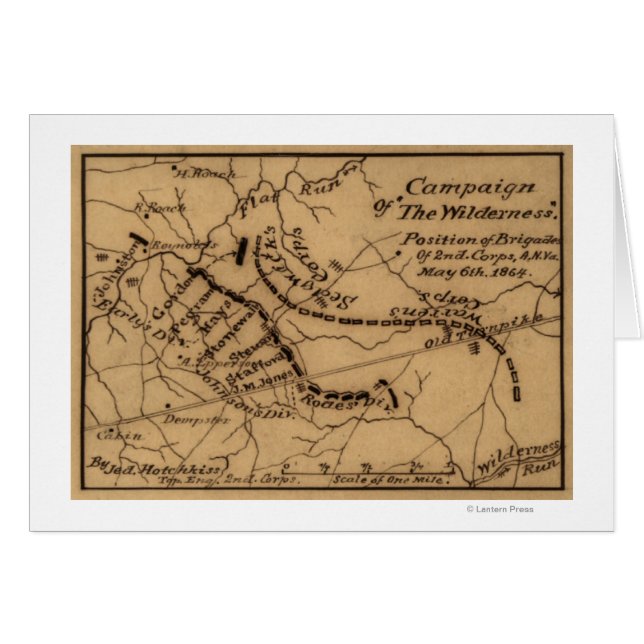 Schlacht um die Wildnis - Panoramablick aus dem Zi (Vorderseite (Horizontal))