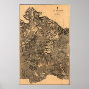 Schlacht um die Wildnis - Panoramablick aus dem Zi Poster