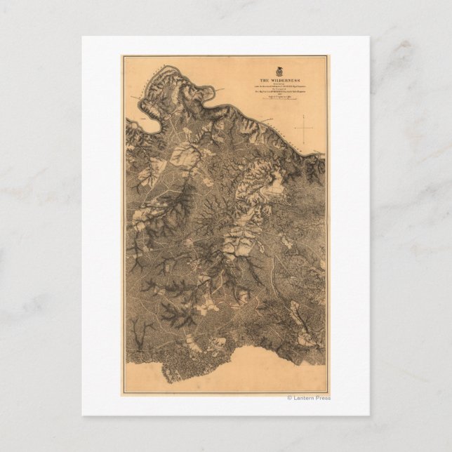 Schlacht um die Wildnis - Panoramablick aus dem Zi Postkarte (Vorderseite)