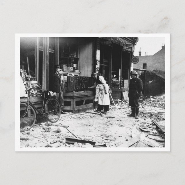 Schlacht um Großbritannien & The Blitz: #29 Unents Postkarte (Vorderseite)