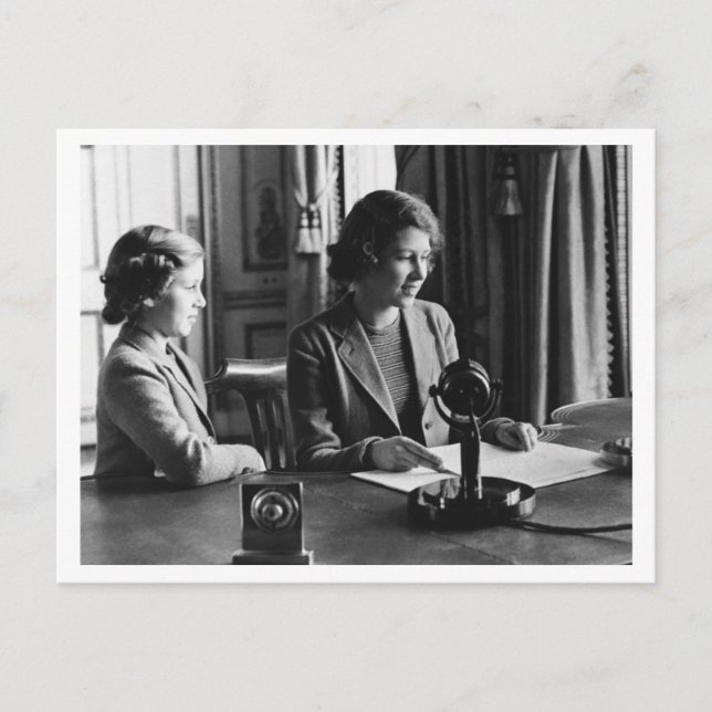 Schlacht um Großbritannien & The Blitz: #35 Radio  Postkarte (Vorderseite)