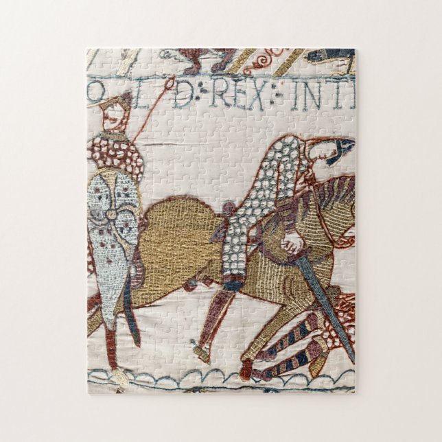 Schlacht um Hastings - Bayeux Tapestry King Harold Puzzle (Vertikal)