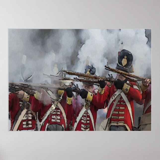 Schlacht um New Orleans, Britische Linie Poster (Vorne)