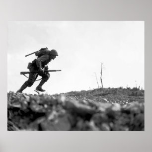 Schlacht um Okinawa-Malerei Poster