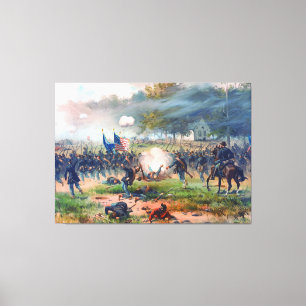 Schlacht von Antietam Thure de Thulstrup 1887 Rest Leinwanddruck
