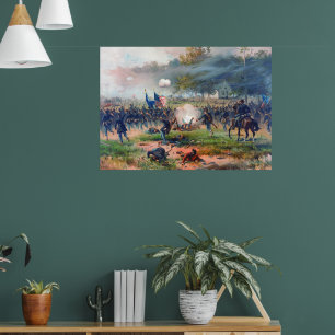Schlacht von Antietam Thure de Thulstrup 1887 Rest Poster