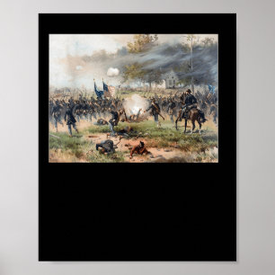 Schlacht von Antietam - Ziviler Krieg Poster
