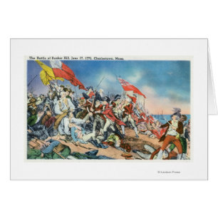 Schlacht von Bunker Hill Scene - Charlestown, MA