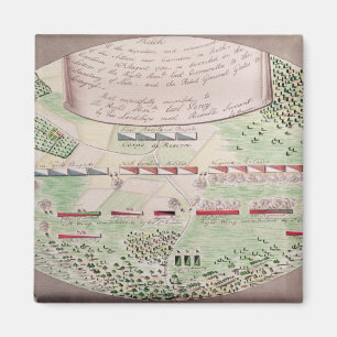 Schlacht von Camden, 1780 Magnet