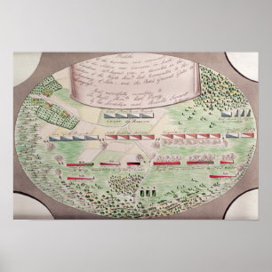 Schlacht von Camden, 1780 Poster