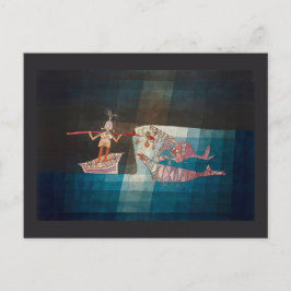Schlacht von der Seefahreroper von Paul Klee Met Postkarte