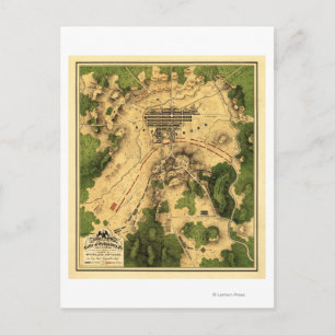 Schlacht von Gettysburg 10 Postkarte