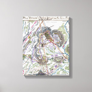 Schlacht von Gettysburg 2 Leinwanddruck