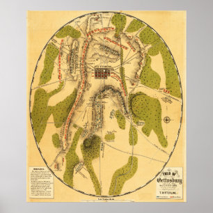 Schlacht von Gettysburg 3 Poster