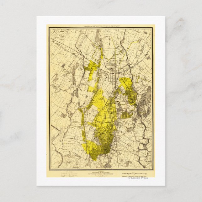 Schlacht von Gettysburg 3 Postkarte (Vorderseite)