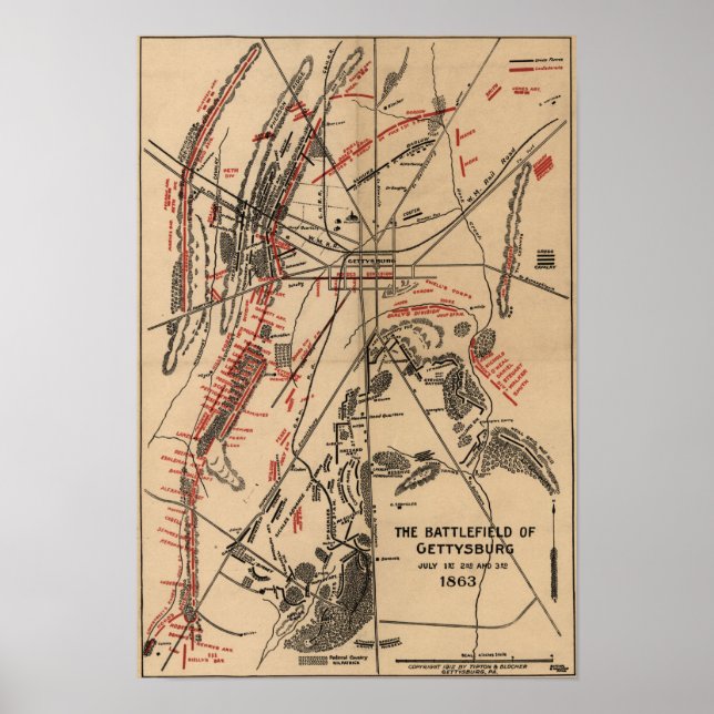 Schlacht von Gettysburg 6 Poster (Vorne)