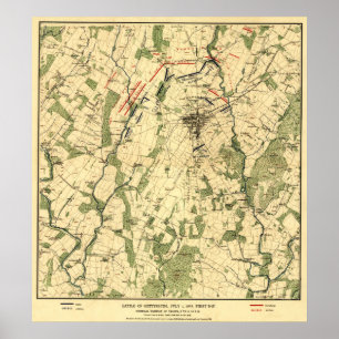 Schlacht von Gettysburg 9 Poster