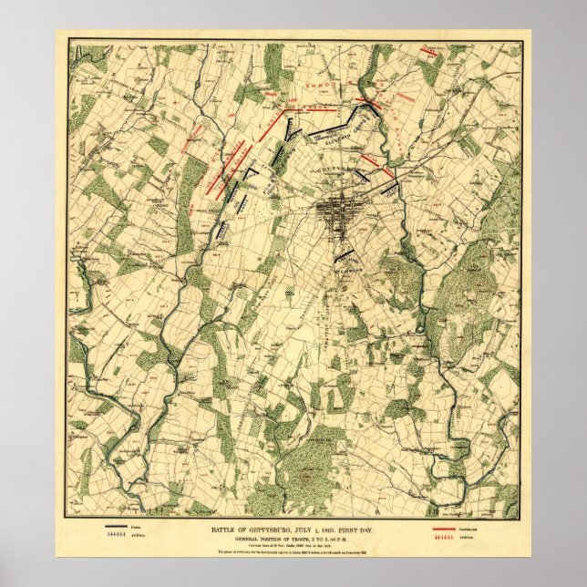 Schlacht von Gettysburg 9 Poster (Vorne)