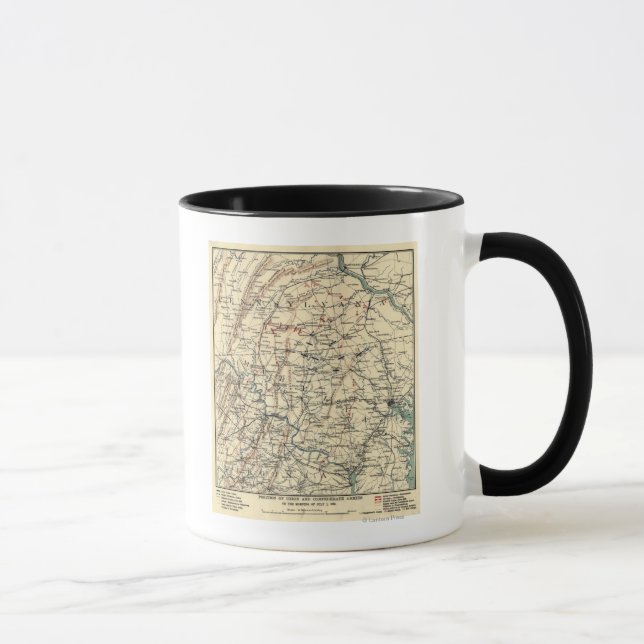 Schlacht von Gettysburg 9 Tasse (Rechts)