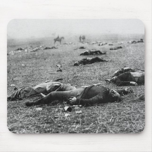 Schlacht von Gettysburg ~ Ernte des Todes Juli 186 Mousepad (Vorne)