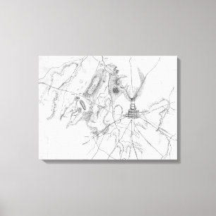 Schlacht von Gettysburg Leinwanddruck