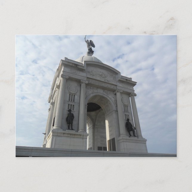 Schlacht von Gettysburg Monument Postcard Postkarte (Vorderseite)