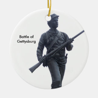 Schlacht von Gettysburg-Soldat-Verzierung Keramikornament