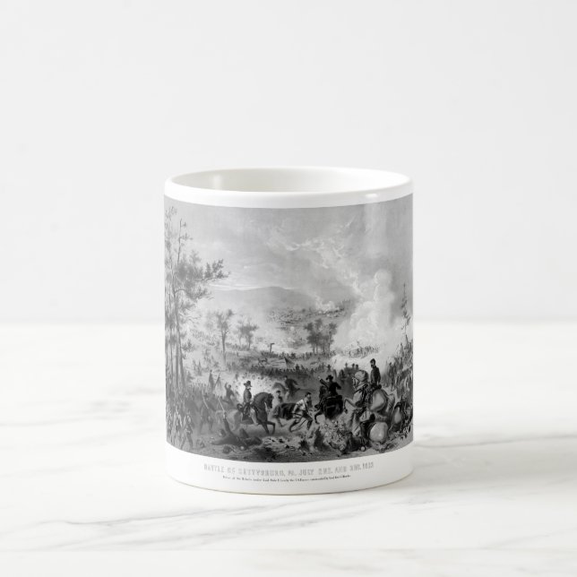 Schlacht von Gettysburg -- Ziviler Krieg Kaffeetasse (Mittel)