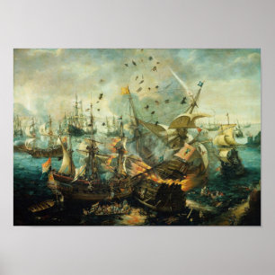 Schlacht von Gibraltar Poster