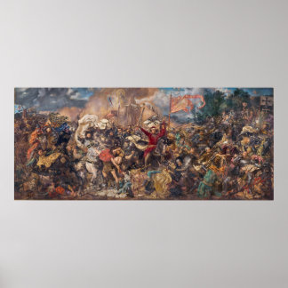 Schlacht von Grunwald durch Jan Matejko Poster