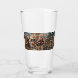 Schlacht von Grunwald (mittelalterliche Militärsze Glas