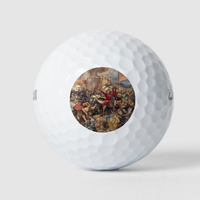 Schlacht von Grunwald (mittelalterliche Militärsze Golfball (Vorderseite)
