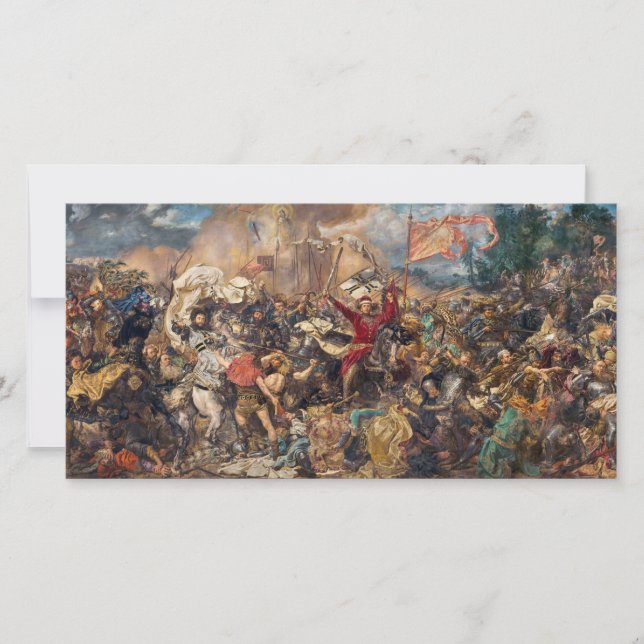 Schlacht von Grunwald (mittelalterliche Militärsze Karte (Vorderseite)