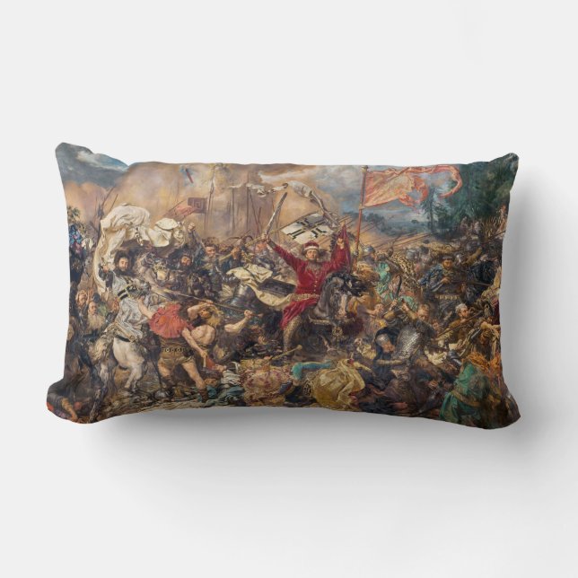 Schlacht von Grunwald (mittelalterliche Militärsze Lendenkissen (Vorderseite)