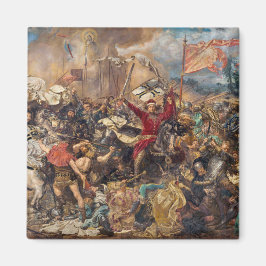 Schlacht von Grunwald (mittelalterliche Militärsze Magnet