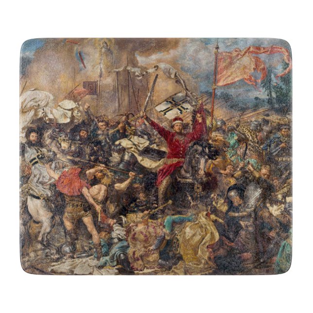 Schlacht von Grunwald (mittelalterliche Militärsze Schneidebrett (Vorderseite)