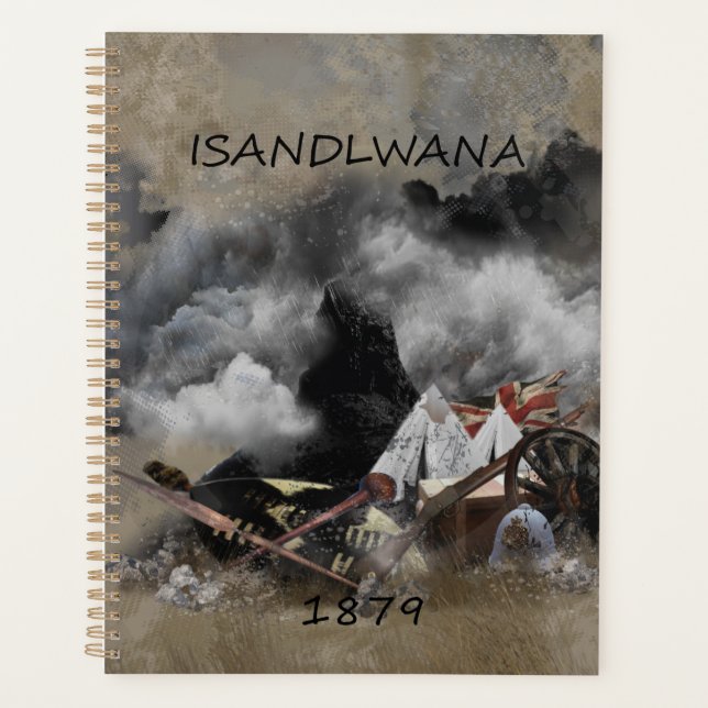 Schlacht von Isandlwana 1879 Planer (Vorderseite)