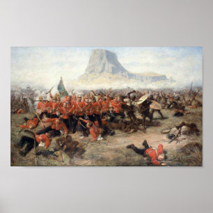 Schlacht von Isandlwana Poster