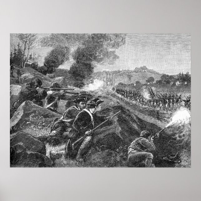 Schlacht von Lexington Poster (Vorne)