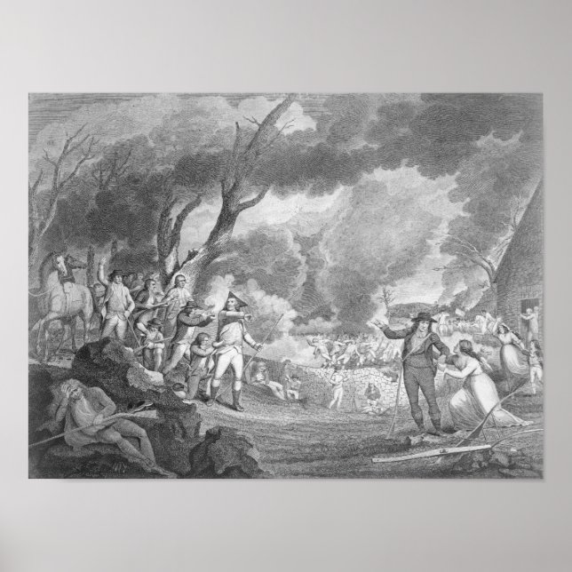 Schlacht von Lexington Poster (Vorne)