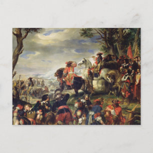 Schlacht von Marseille, 4. Oktober 1693, 1837 Postkarte