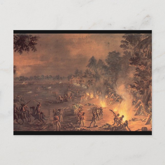 Schlacht von Paoli Postkarte (Vorderseite)