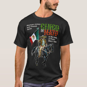 Schlacht von Puebla 5. Mai 1862 Cinco De Mayo Gesc T-Shirt