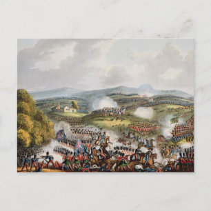 Schlacht von Quatre Bras, 16. Juni 1815, von "The Postkarte