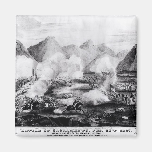 Schlacht von Sacramento Magnet (Vorne)